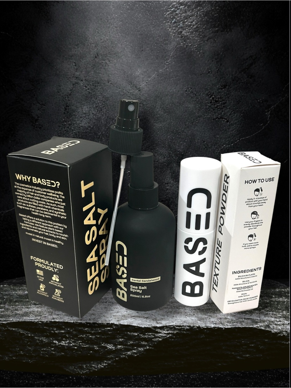 BASED Texture Essentials Set Matte Volume Hair Powder + Spray New With Tags - Picture 5 of 10